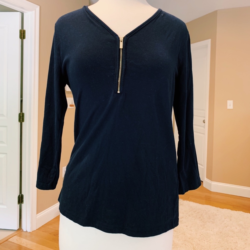 long-Sleeve Casual Blouse